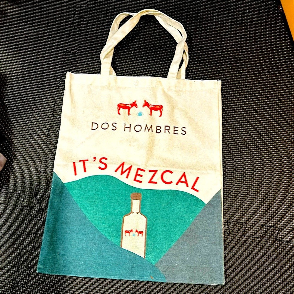 NEW! Dos Hombres Mezcal canvas tote‎ bag tequila breaking bad